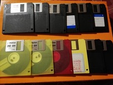 Lot 22 FLOPPY DISC 1.44Mb - With Containers - Used Vintage