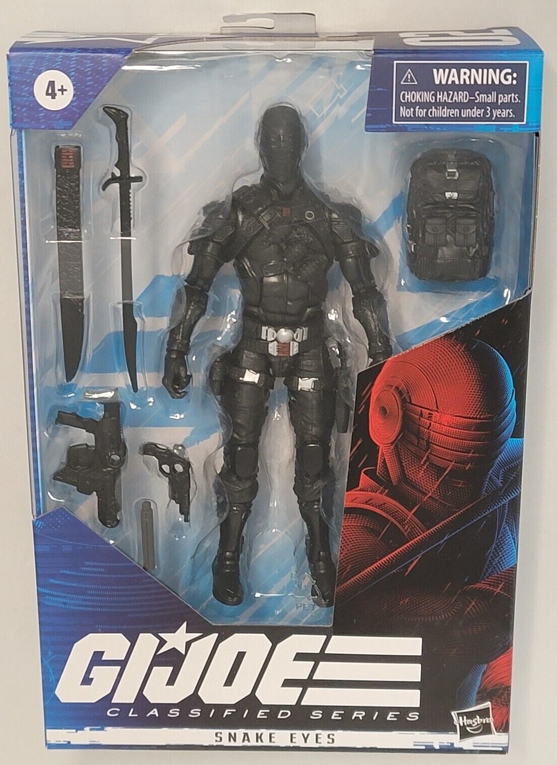 Hasbro G.I. Joe Classified Series Snake Eyes 6" 02 E8490 action figure snakeeyes