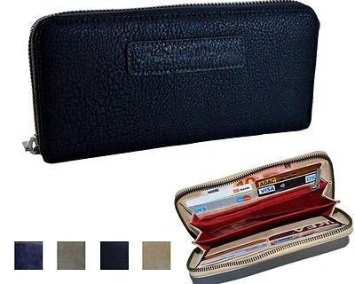 FRITZI AUS PREUßEN Damen Geldbörse Portemonnaie Nicole Schwarz Brandy Bronze