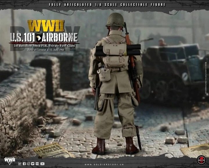 1/6 Segunda Guerra Mundial US 101st Aerotransportado, soldado Ryan SS-126 DE SOLDIER STORY. Foto 4 de 4