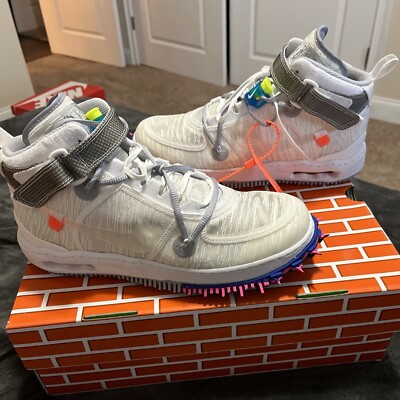 Size 10.5 - Nike Air Force 1 x Off-White White 2022