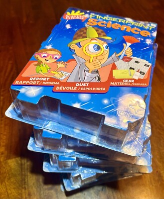 Scientific Explorer Fingerprinting Kit For Kids Lot Of 5 Kits Classroom Project