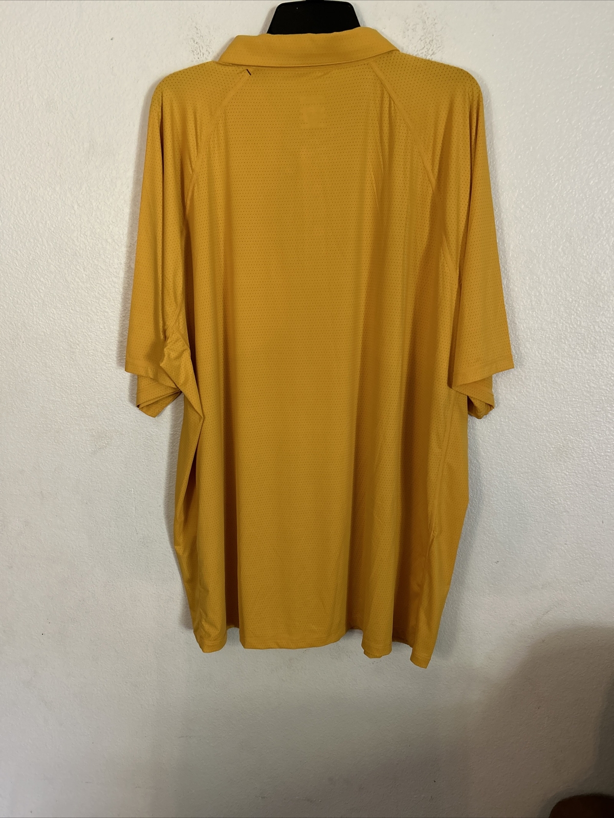 Men Moheen Yellow Golf Polo Shirt 3xl New Cool Dri Athletic