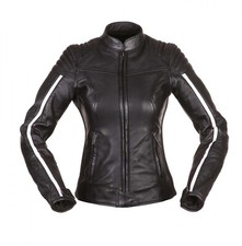 Modeka Lederjacke Alva Lady schwarz-weiss
