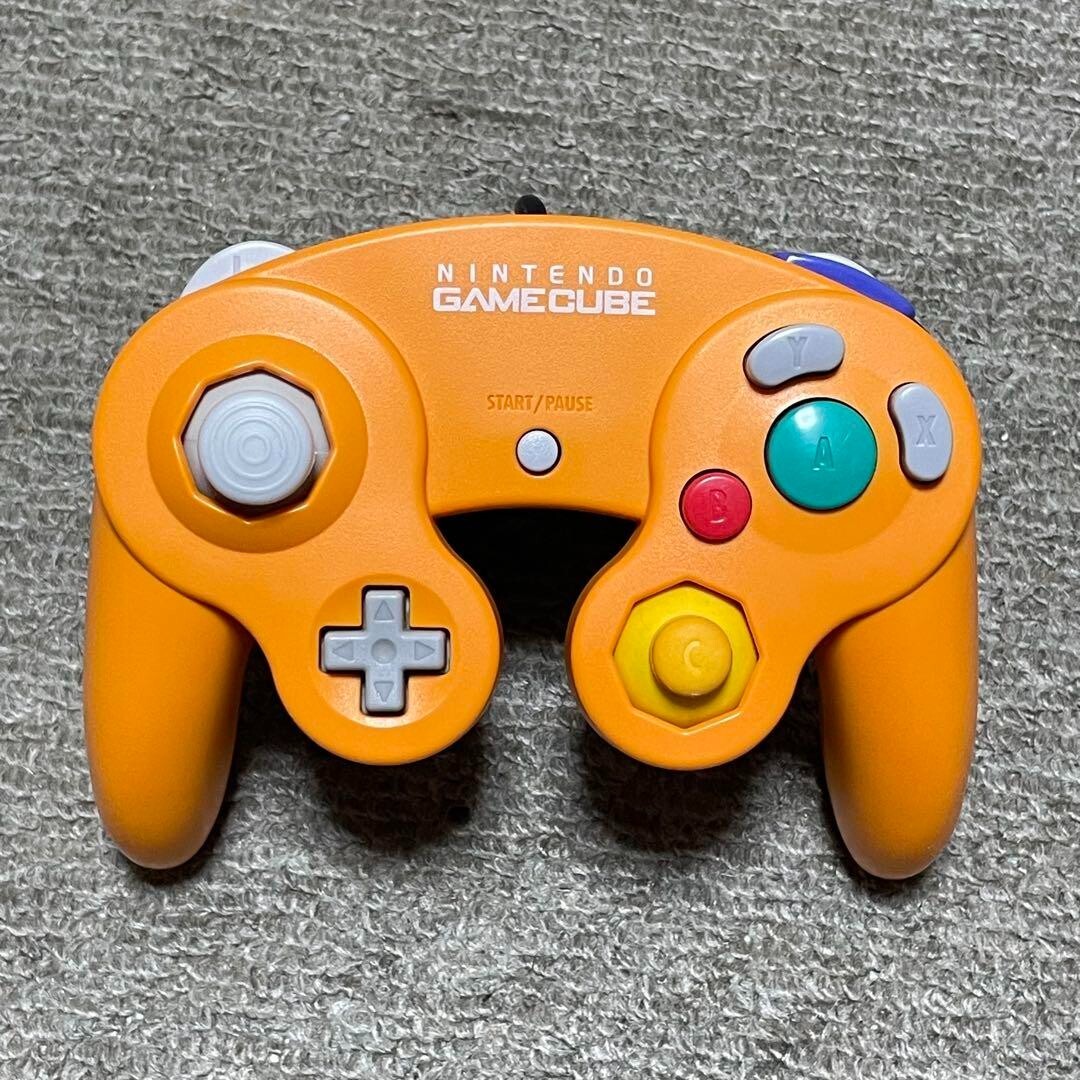 Nintendo GameCube DOL-001 Orange Game Console Set US/Canada