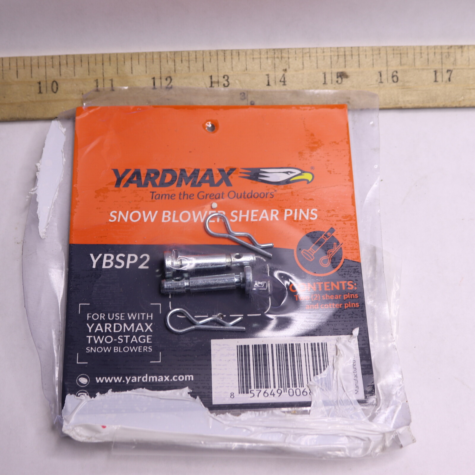 Yardmax Shear Pins and Cotter Pins YBSP2 eBay