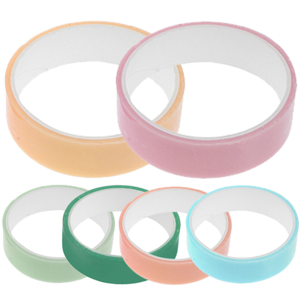 6 Rolls Sticky Ball Color Tape Adhesive Toy Colorful Balls Tapes