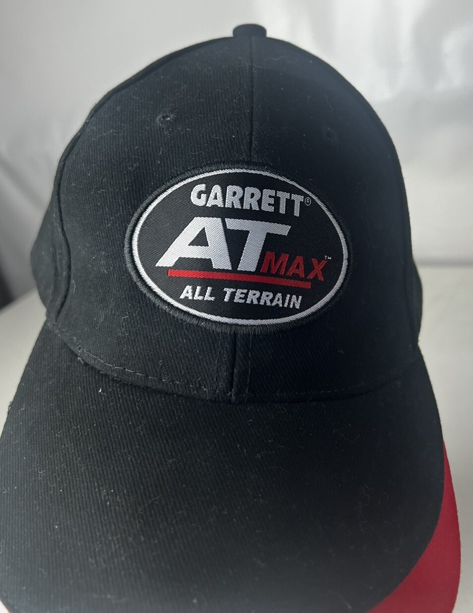 Garrett ATmax All Terrain Hat Cap Adjustable Logo Patch Metal Detector