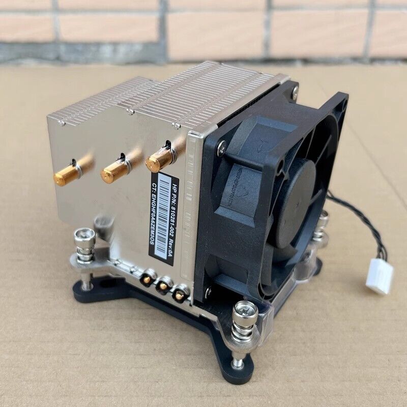 New CPU Cooling Heatsink with Fan 80W For HP Z2 G4 SFF New CPU Cooling Heatsink with Fan 80W For HP Z2 G4 SFF