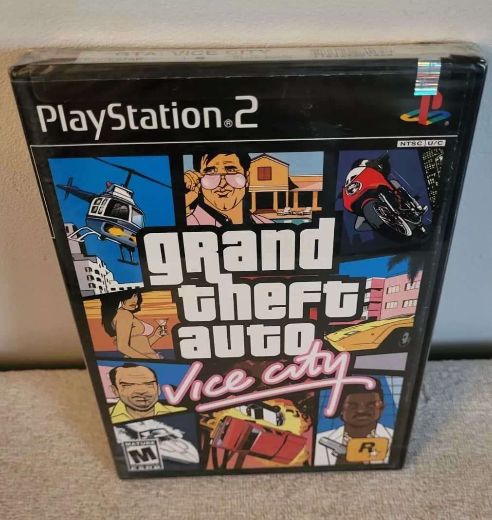 Grand Theft Auto: Vice City 1ST PRINT (PlayStation 2, PS2) New, Factory  Sealed