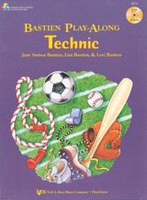 Bastien Piano Basics Play Along Technic Book w CD Chord Prelude Fanfare Waltz