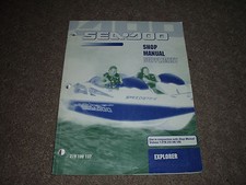 SeaDoo Sport Boat 01 Explorer Service Shop Manual Supplement Used OEM 219100137