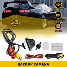Rear View Reverse Backup Camera Parking 170°Wide Angle Night vision Adjustable