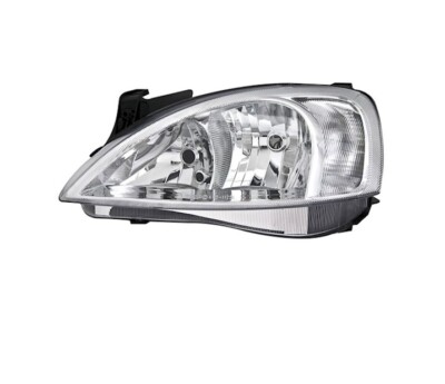 Left Headlight for Opel Corsa C 2001 2002 VP1317L Chrome LHD