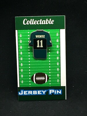 Philadelphia Eagles Carson Wentz jersey lapel pin-Classic team Collectible