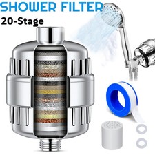 20 Stage Shower Head Filter Purifier with Filter for Hard Water Softener