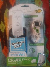 NEW Nintendo Wii Fit PULSE PAK Heart Rate Monitor Remote BLUE my fitness coach