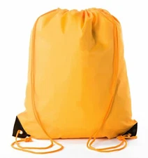 Mato & Hash Basic Drawstring Bags Cinch Bags 19 Bags in all - Athletic Gold