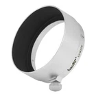 Haoge LH-M37W Metal Lens Hood for Leica Leitz Summitar 5cm 50mm f2 A36 Silver