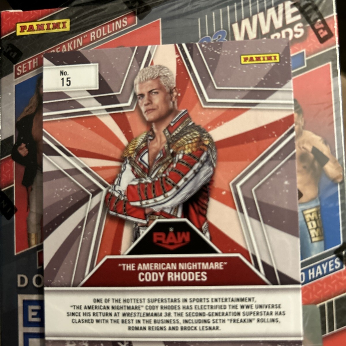 ●コーディ・ローデス●Cody Rhodes●サイン入ポスター●WWE Cody Rhodes Signed Official WWE Monday Night Raw (11x14