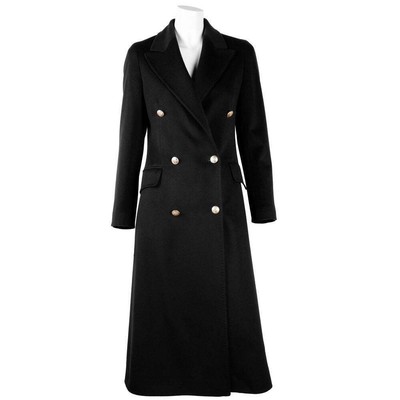 Made in Italy， Black coat， High fashion｜メンズ