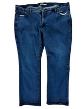 Levi's Blue Dark Wash High-Rise Classic Fit Denim Jeans Women's Size 26W