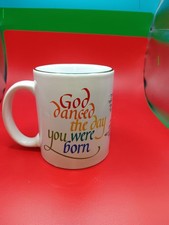 ABBEY PRESS Religious Mug "God danced the day you were born"