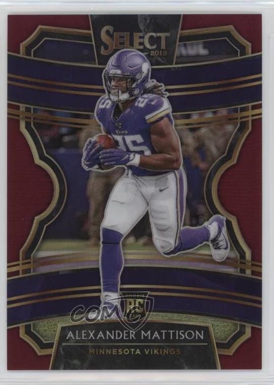 2019 Panini Select Concourse Maroon Prizm 73/149 Alexander Mattison #64 0d6s