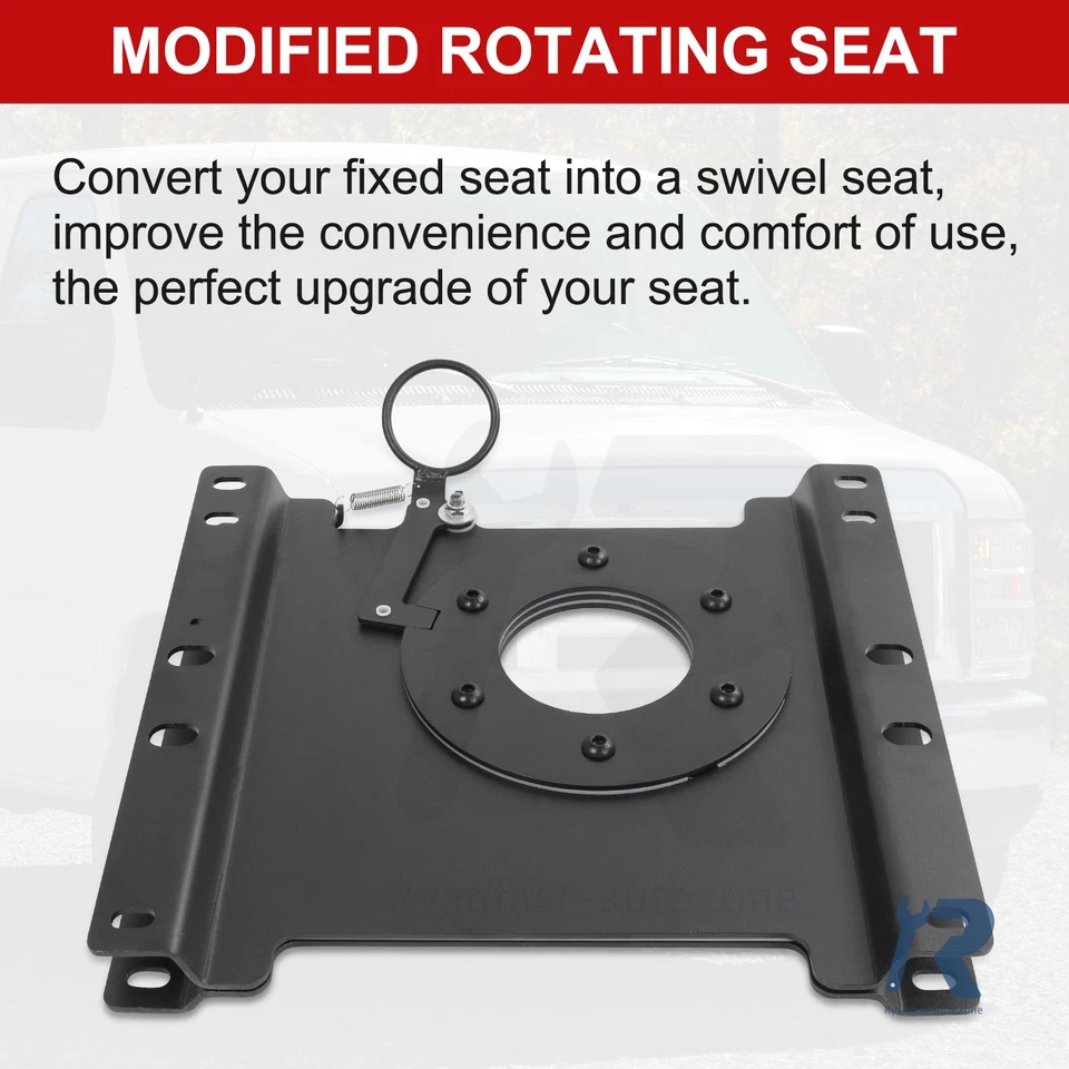 Passenger Seat Swivel Kit for Ford Econoline E150 E250 E350 E450 Front Right  - Image 2 of 4