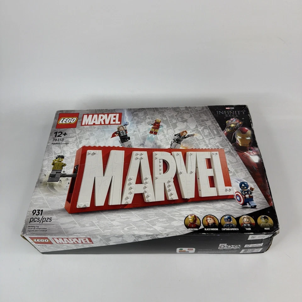 LEGO MARVEL SUPER HÉROES: LOGO MARVEL Y MINIATURAS (76313) Nuevo Precintado C Detalles Foto 3 de 4