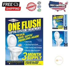 Proactive Sewage Backup Prevention - ONE FLUSH 3- Enzyme & Bacteria Packets