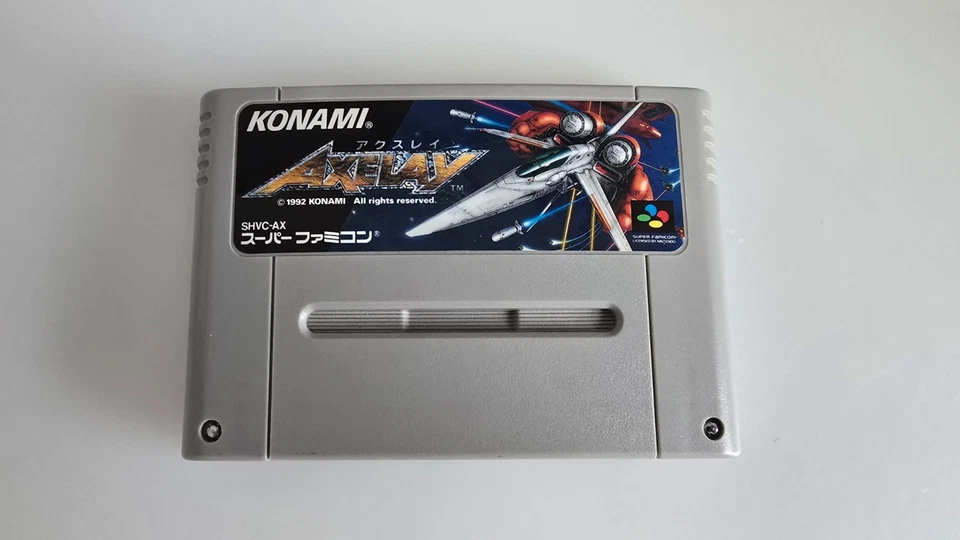 Axelay Super Famicom Complete Japan NTSC-J - Image 2 of 4