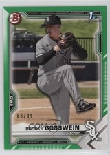 2021 Bowman Draft Green 69/99 Brooks Gosswein #BD-21 1o2