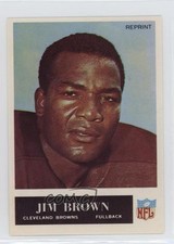 1987 Hygrade Football's All-Time Greats Rare & Famous Reprints Jim Brown HOF 0t2