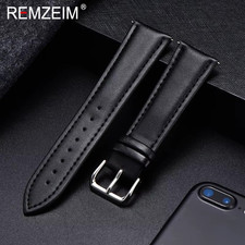 16mm 18mm 20mm 22mm 24mm Genuine Leather Watch Band Strap Bracelet