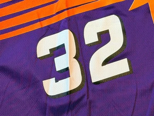 Vintage 1990s Champion Big Logo Phoenix Suns Jason Kidd NBA Basketball Jersey 48 image 4