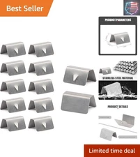 12 PCS Rust-Resistant Window Clamps - Wind Deflector Clips for HEKO G3 SNED