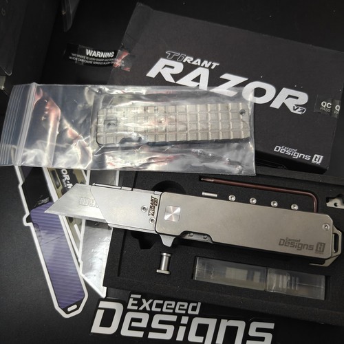 Exceed Design Titanium Tieant Razor w/ Frag scale