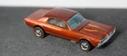 Super Clean ORANGE Hong Kong Custom Cougar great paint!   Hot Wheels REDLINE