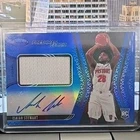 2020-21 Certified Freshman Fabric Blue /49 Isaiah Stewart #FF-STE Rookie Auto RC