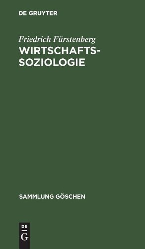 Friedrich Fürstenberg Wirtschaftssoziologie (Hardback) (US IMPORT) - Picture 1 of 1