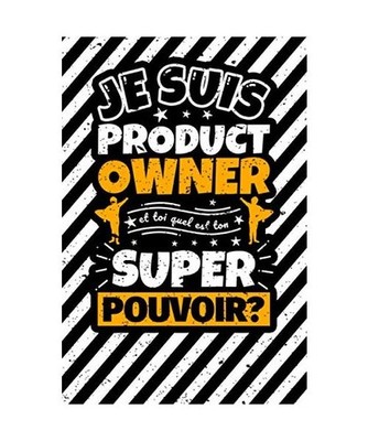 Carnet des notes ligné: Je suis Product owner et toi quel est ton super pouvoir