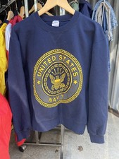 VTG 90s SOFFE United States Navy Pullover Crew Sweatshirt Men’s S USA Made