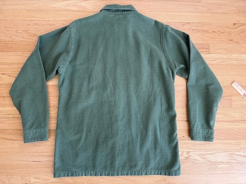 OrSlow Fatigue Shirt grün Gr. 3 L 100% Baumwolle Made in Japan - Bild 8 von 11