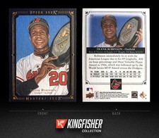 Frank Robinson 2008 Upper Deck Masterpieces Black Framed #93 Baltimore Orioles