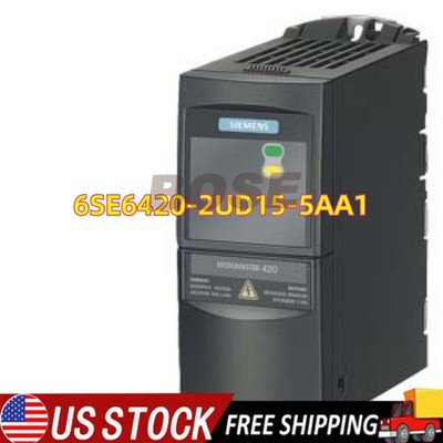 New Siemens MICROMASTER420 without filter 6SE6420-2UD15-5AA1 6SE6 420-2UD15-5AA1