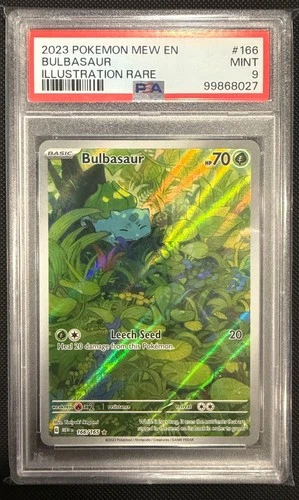 PSA 9 Bulbasaur - Illustration Rare SV Scarlet & Violet 151 Scarlet & Violet 151