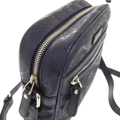 AUTHENTIC GUCCI 233268 497717 Shoulder Bag GG Imprime Crossbody