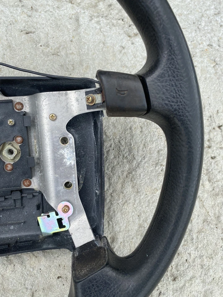 Geo Metro 1992 convertible OEM volante negro leer Foto 4 de 4