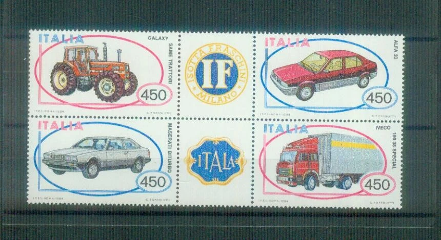 Kompletter Satz Briefmarken aus Italien, MI 1872-1875 von 1984, postfrisch - Bild 1 von 1